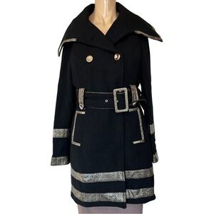 Vintage Y2K Baby Phat Wool Trench Coat